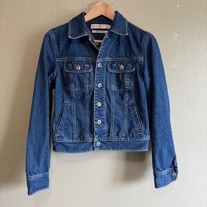Tommy Hilfiger Vintage Y2K Denim Jacket Size Small